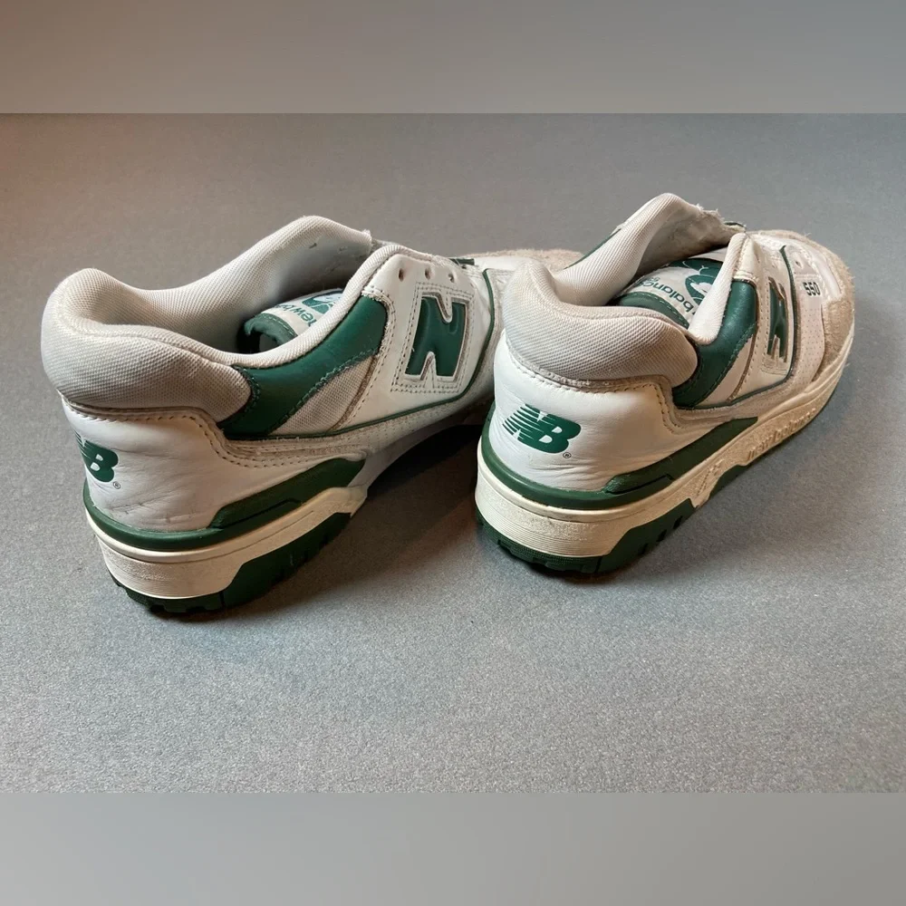 New Balance 550 Sneakers Green and White Mens US Size‎ 8.5 EU Size 42